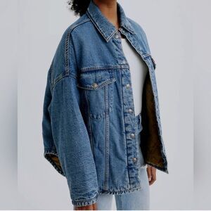 Levi's Blue Fly Trucker Oversized Jean Jacket